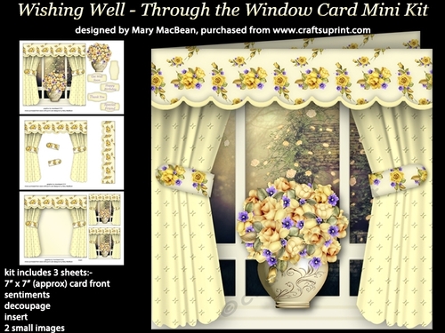 Wishing Well - Through the Window Card Mini Kit