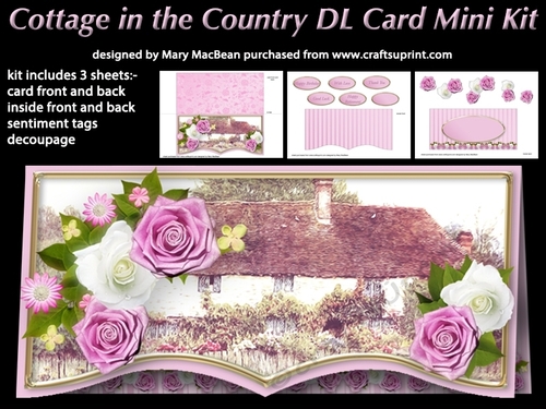 Cottage in the Country DL Card Mini Kit
