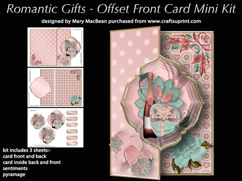 Romantic Gifts - Offset Front Card Mini Kit