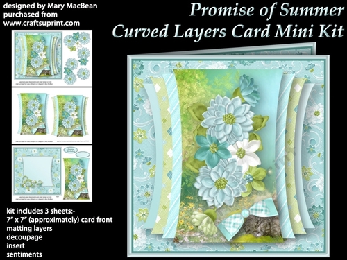 Promise of Summer - Curved Layers Card Mini Kit