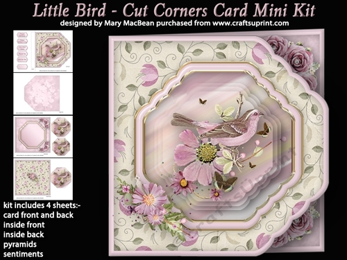 Little Bird - Cut Corners Card Mini Kit