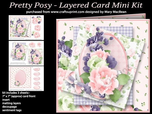 Pretty Posy - Layered Card Mini Kit