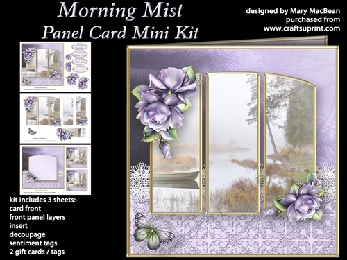 Morning Mist - Panel Card Mini Kit