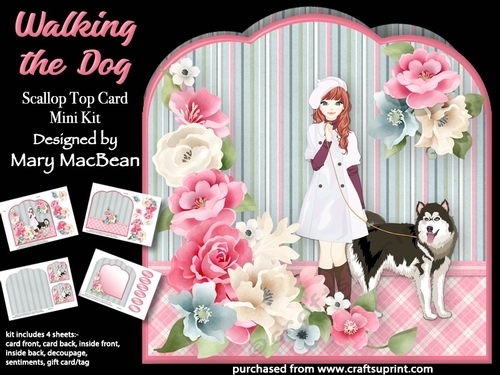 Walking the Dog - Scallop Top Card Mini Kit