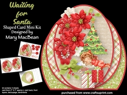 Waiting for Santa - Shaped Card Mini Kit