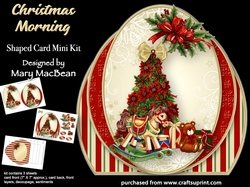 Christmas Morning - Shaped Card Mini Kit