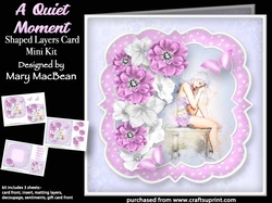 A Quiet Moment - Shaped Layers Card Mini Kit