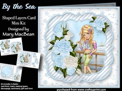 By the Sea - Shaped Layers Card Mini Kit