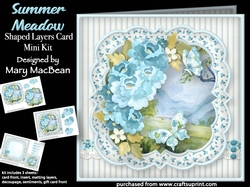 Summer Meadow - Shaped Layers Card Mini Kit