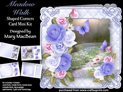 Meadow Walk - Shaped Corners Card Mini Kit