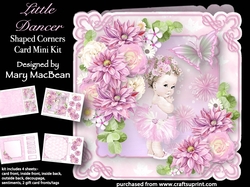 Little Dancer - Shaped Corners Card Mini Kit