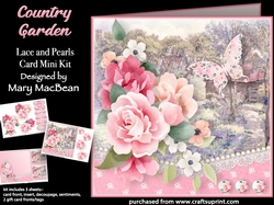 Country Garden - Lace and Pearls Card Mini Kit