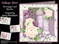 Cottage Door - Decoupage Card Mini Kit