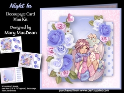 Night In - Decoupage Card Mini Kit