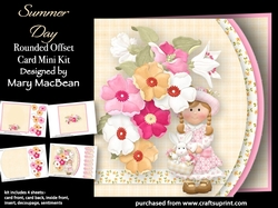 Summer Day - Rounded Offset Card Mini Kit