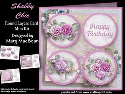 Shabby Chic - Round Layers Card Mini Kit
