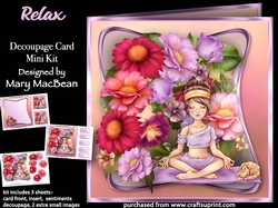 cup1056072_1648 - Relax - Decoupage Card Mini Kit