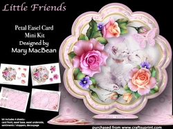 Little Friends - Petal Easel Card Mini Kit