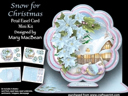 Snow for Christmas - Petal Easel Card Mini Kit