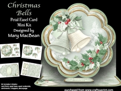 Christmas Bells - Petal Easel Card Mini Kit