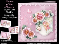 Dance of the Flowers - Layered Card Mini Kit