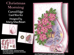 Christmas Morning - Curved Edge Card Mini Kit