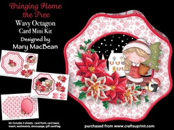 Bringing Home the Tree - Wavy Octagon Card Mini Kit