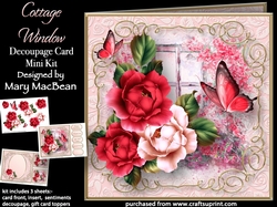 Cottage Door - Decoupage Card Mini Kit