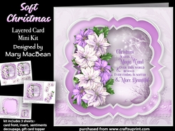 Soft Christmas - Layered Card Mini Kit