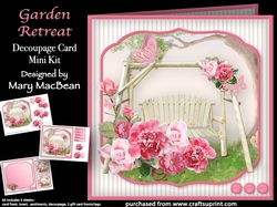 Garden Retreat - Decoupage Card Mini Kit