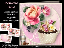 A Special Treat - Decoupage Card Mini Kit