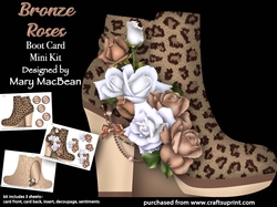 Bronze Roses - Boot Card Mini Kit