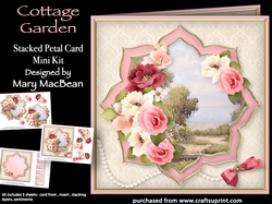 Cottage Garden - Stacked Petal Card Mini Kit
