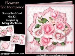 Flowers for Romance - Stacked Petal Card Mini Kit