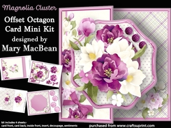 Magnolia Cluster - Offset Octagon Card Mini Kit