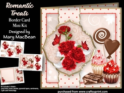 Romantic Treats - Border Card Mini Kit
