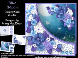Blue Moon - Cutaway Card Mini Kit
