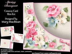 Spring Bouquet - Cutaway Card Mini Kit