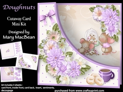 Doughnuts - Cutaway Card Mini Kit