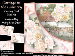 Cottage in the Country - Cutaway Card Mini Kit