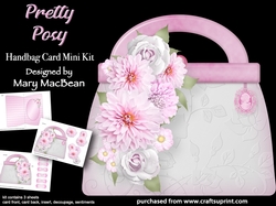 Pretty Posy - Handbag Card Mini Kit