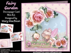 Fairy Garden - Decoupage Card Mini Kit