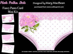 Pink Polka Dots - Fancy Pants Card Mini Kit
