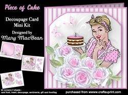 Piece of Cake - Decoupage Card Mini Kit