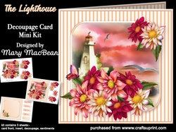 The Lighthouse - Decoupage Card Mini Kit