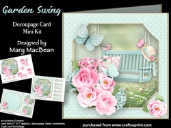 Garden Swing - Decoupage Card Mini Kit