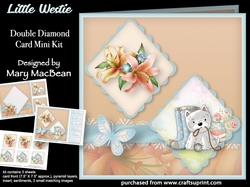 Little Westie - Double Diamond Card Mini Kit