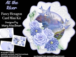 At the River - Fancy Hexagon Card Mini Kit