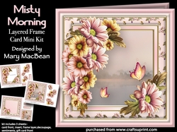 Misty Morning - Layered Frame Card Mini Kit