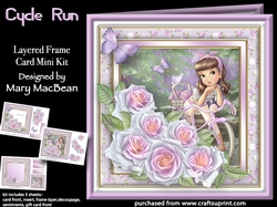 Cycle Run - Layered Frame Card Mini Kit